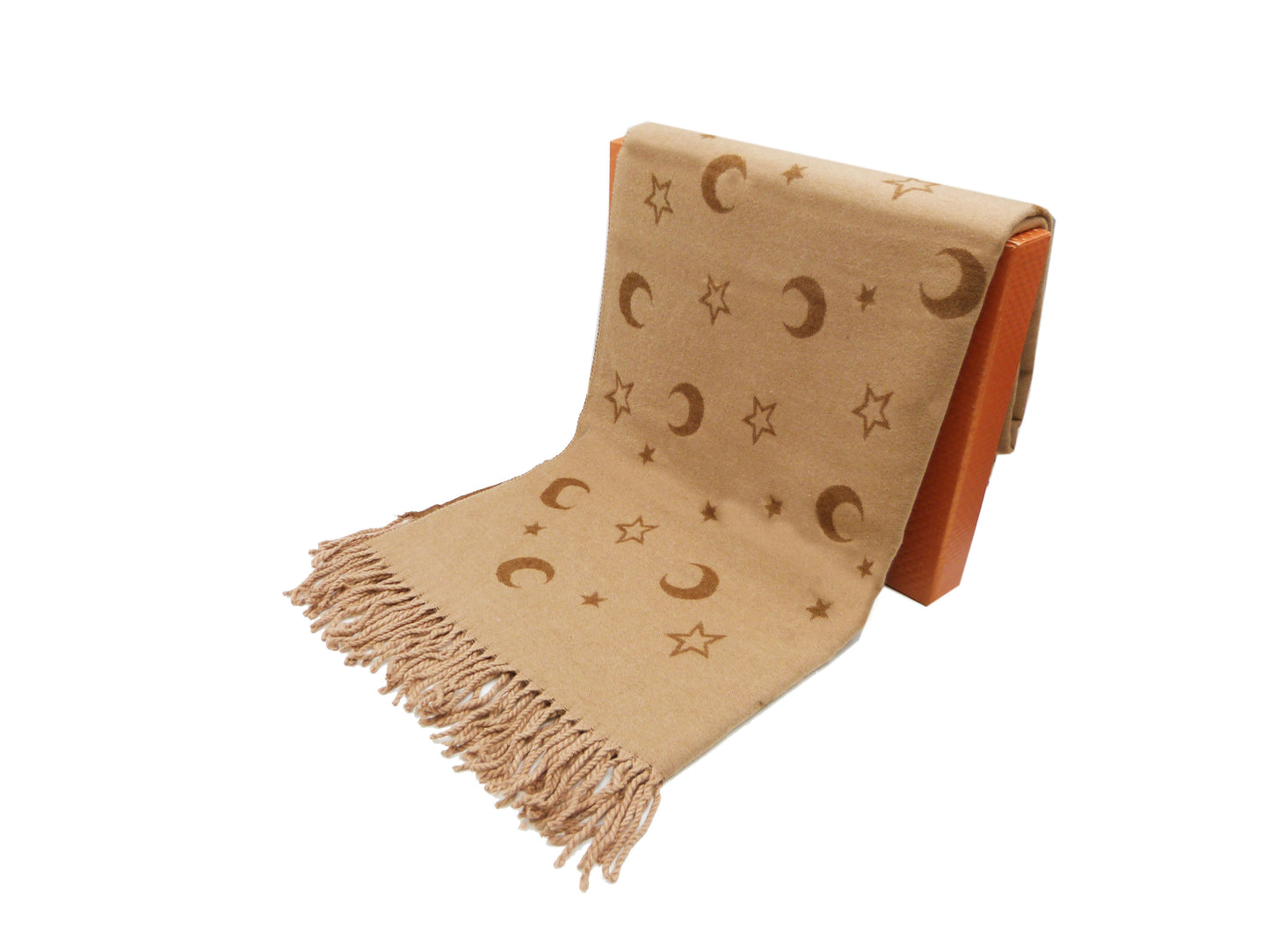 Moon And Star Winter Wrap Blanket Scarf