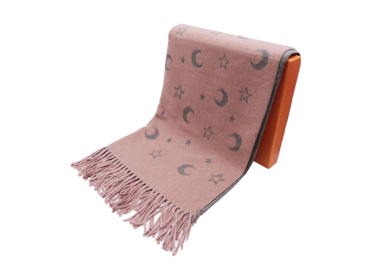 Moon And Star Winter Wrap Blanket Scarf