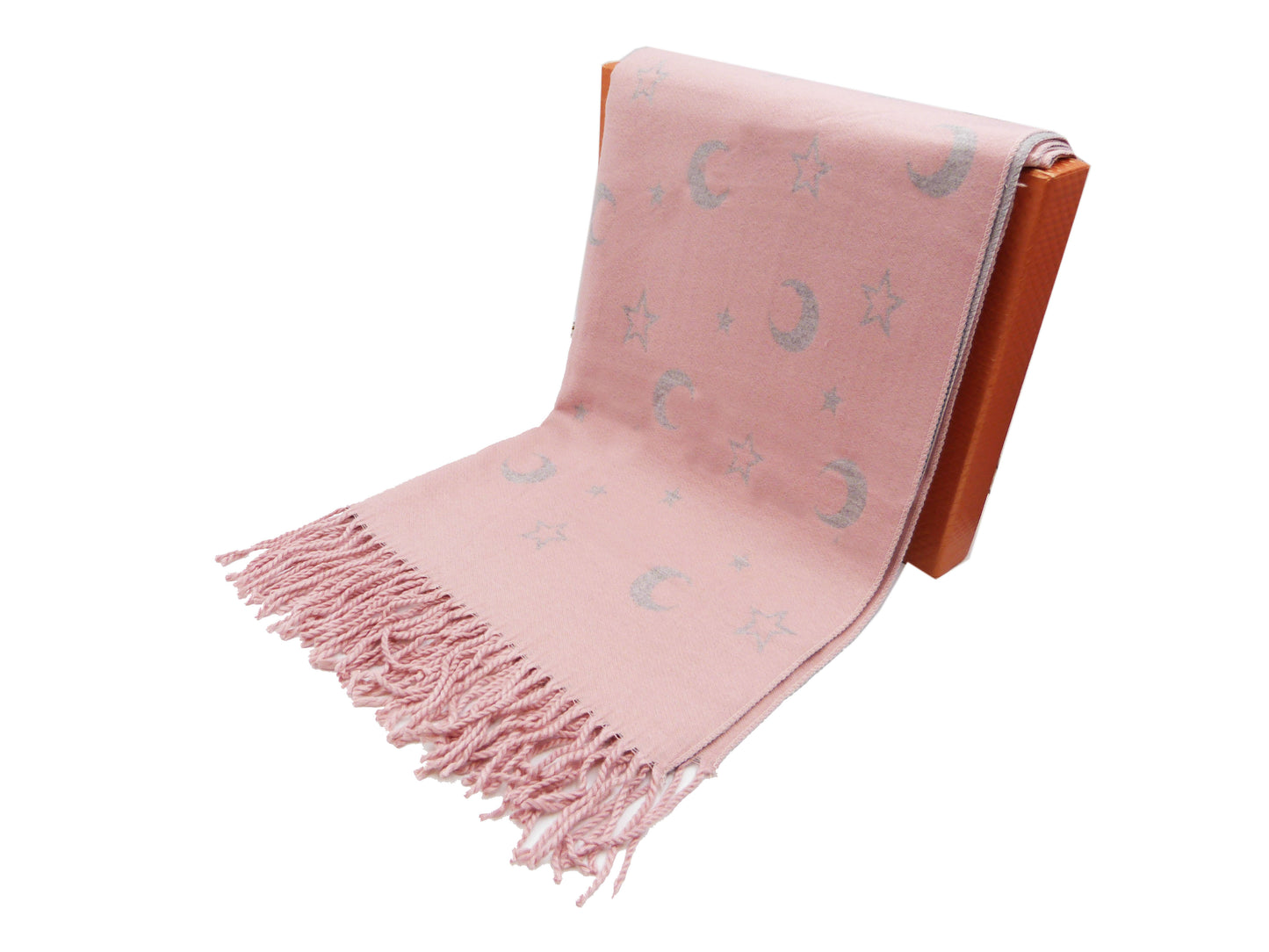 Moon And Star Winter Wrap Blanket Scarf