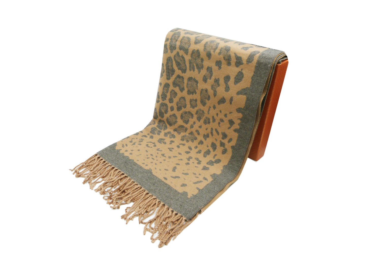 Leopard Winter Wrap Scarf