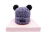 Winter Hats for Women Double Layer Fleece Line Beanie with Bobble Pom Pom Ears