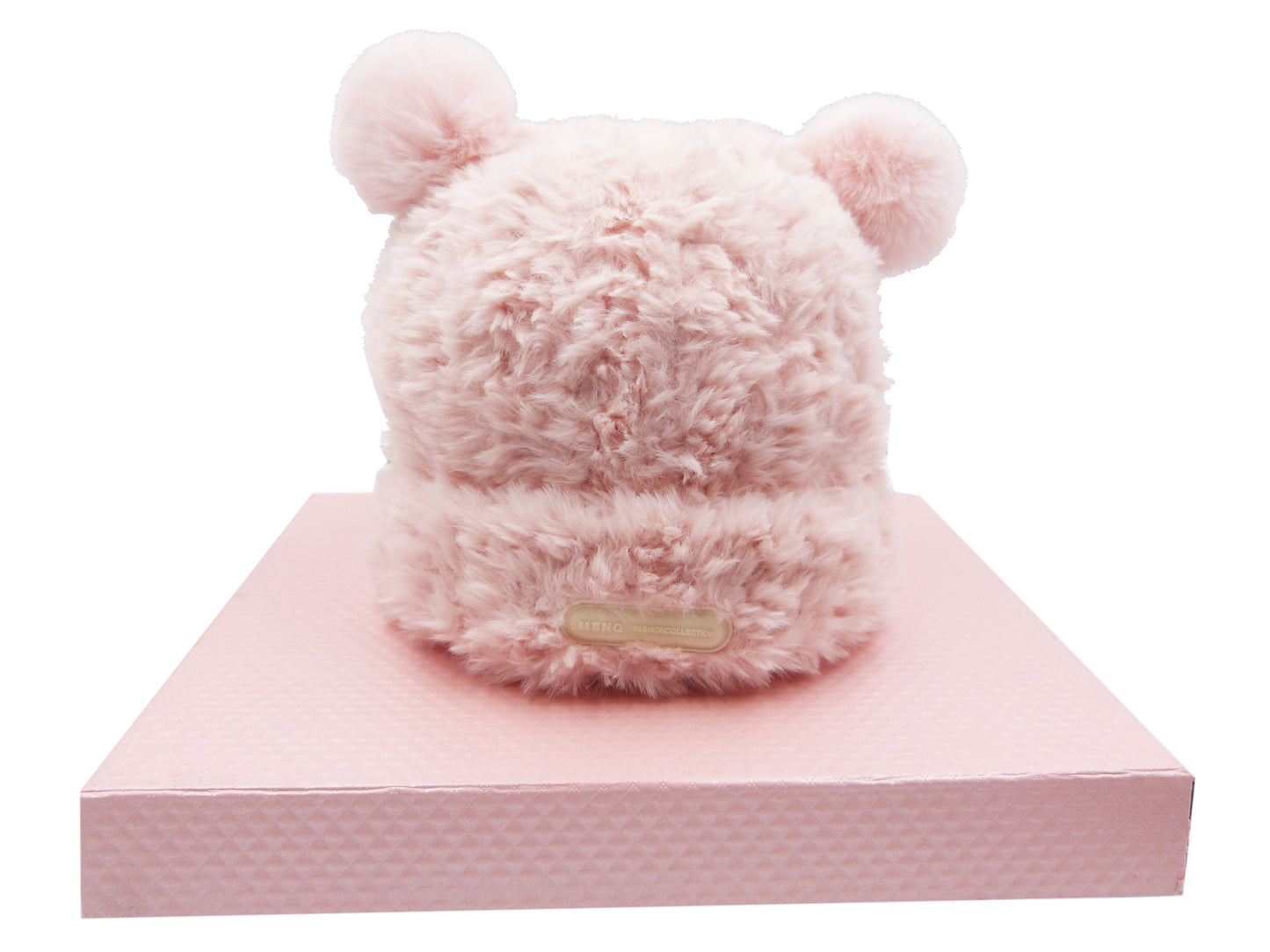 Winter Hats for Women Double Layer Fleece Line Beanie with Bobble Pom Pom Ears