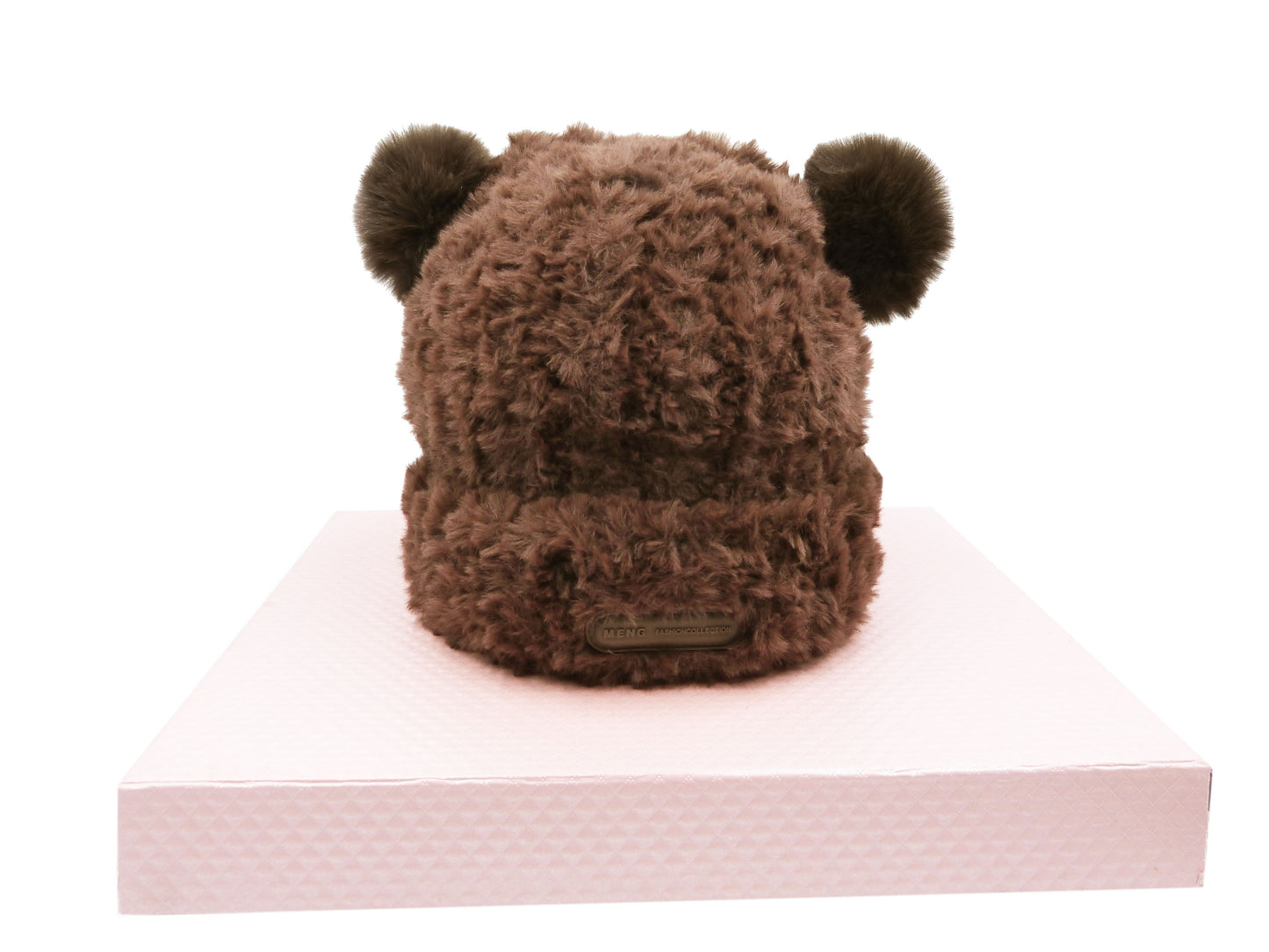 Winter Hats for Women Double Layer Fleece Line Beanie with Bobble Pom Pom Ears