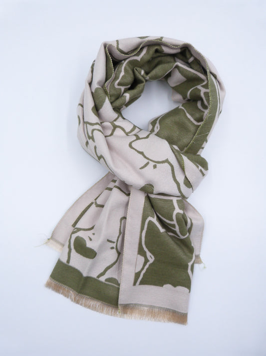Cat Cashmere Feel Very Soft Scarf Wrap Pashmina