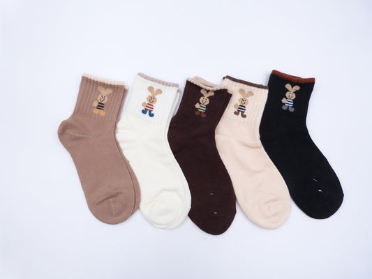 Rabbit Bunny Print Socks