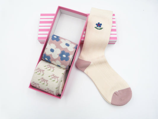 Daisy Flower Socks 3 Styles