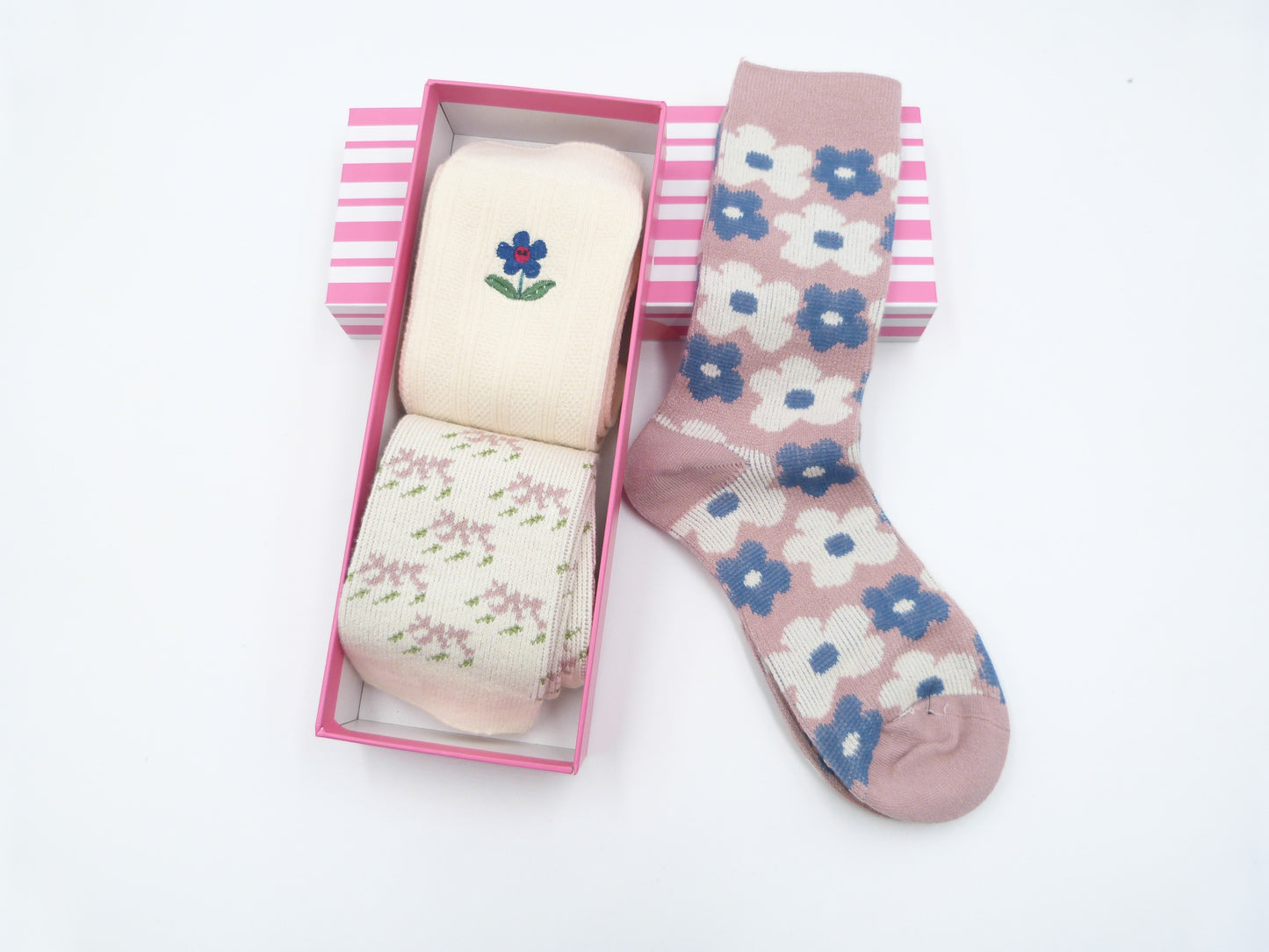 Daisy Flower Socks 3 Styles