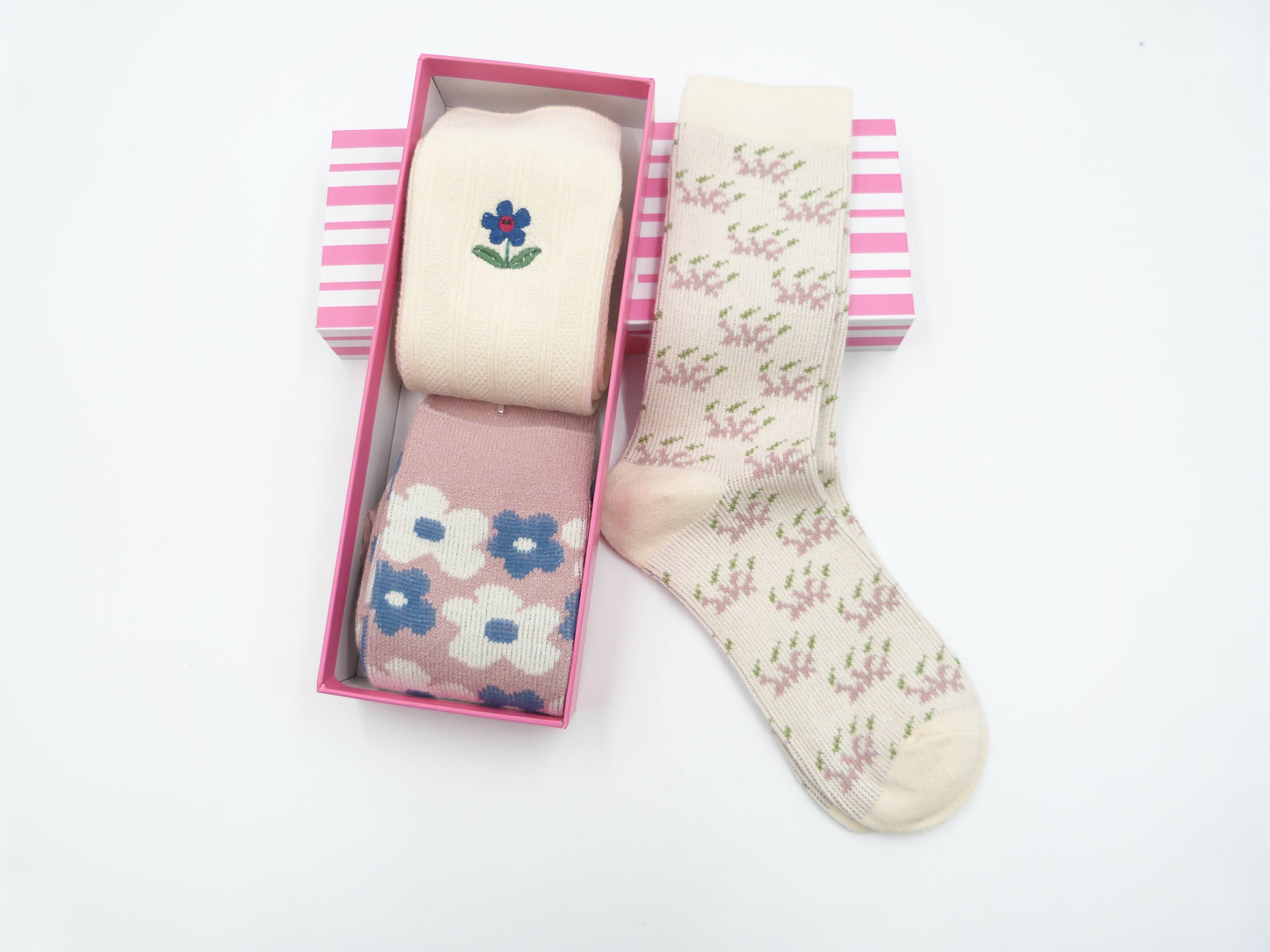 Daisy Flower Socks 3 Styles