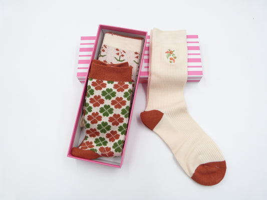 Flower Socks For Ladies