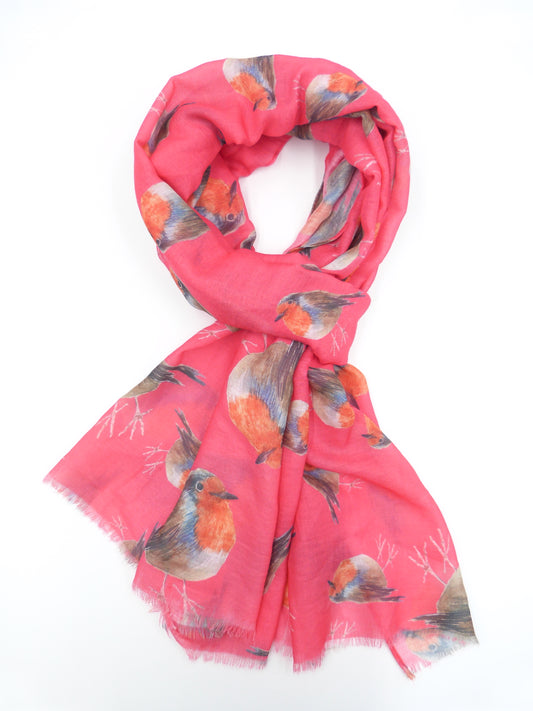 Robin Bird Scarf