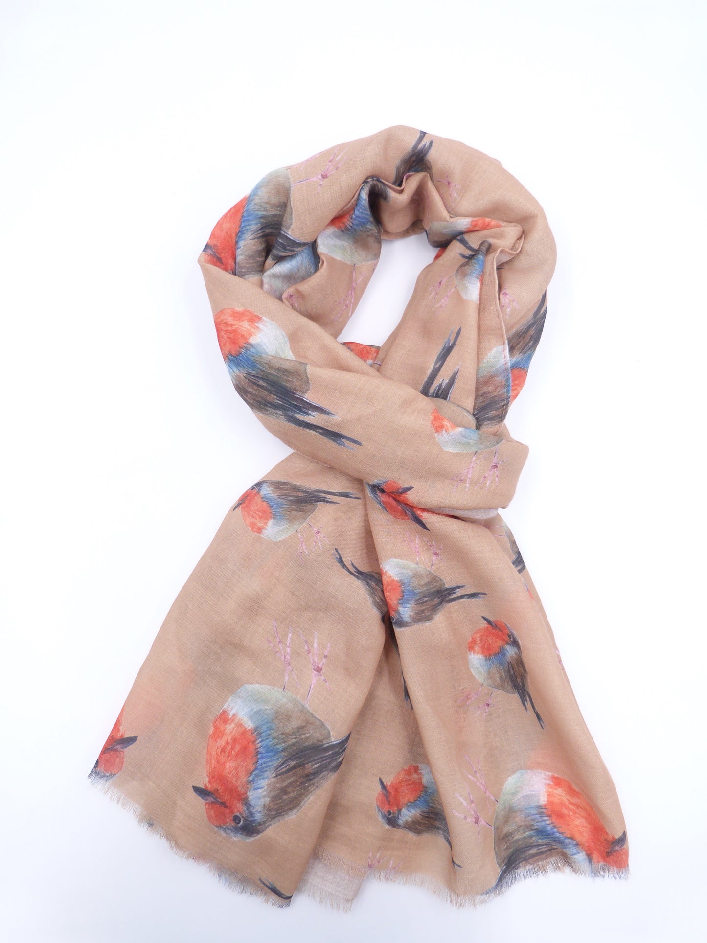 Robin Bird Scarf
