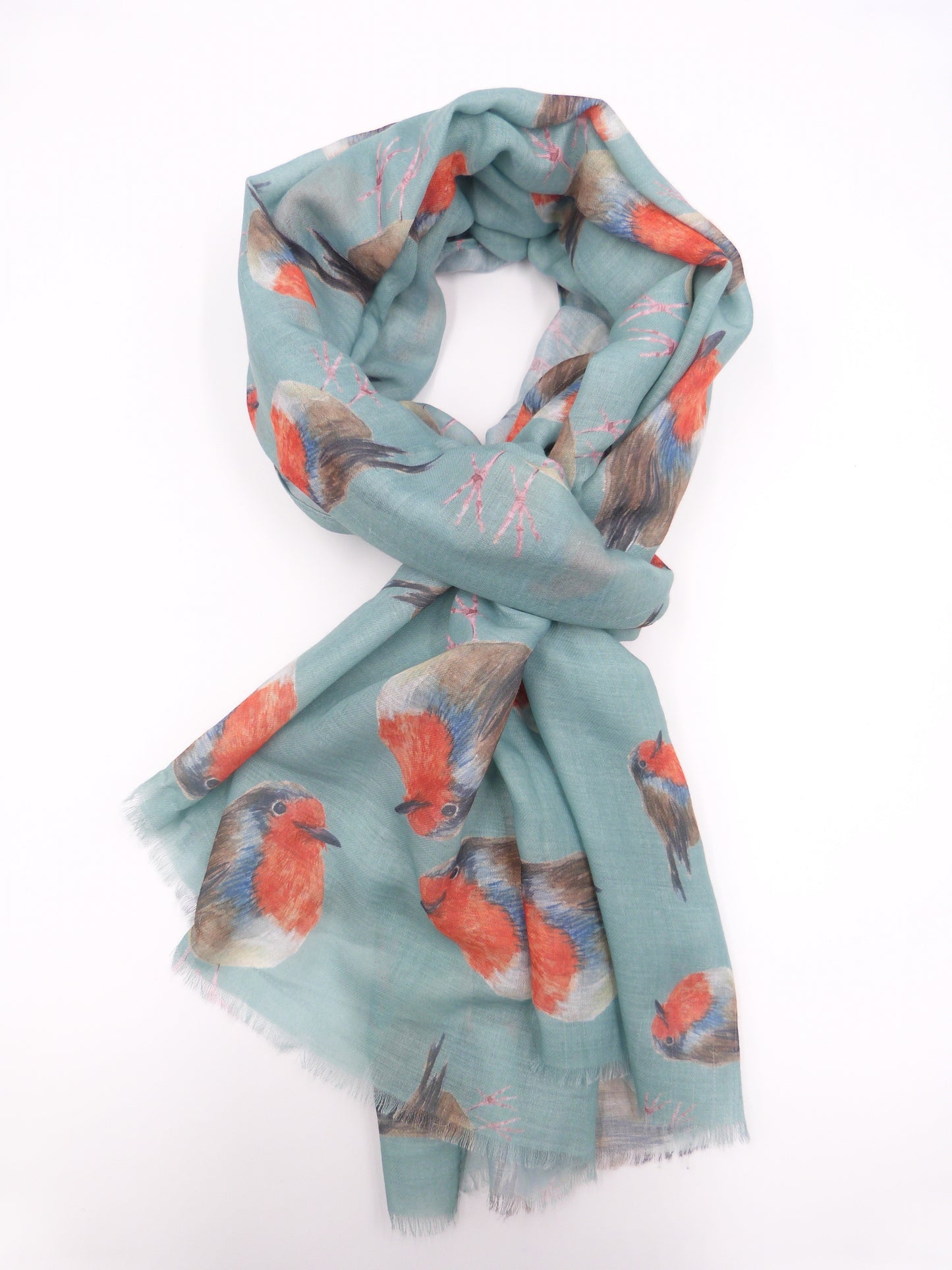 Robin Bird Scarf