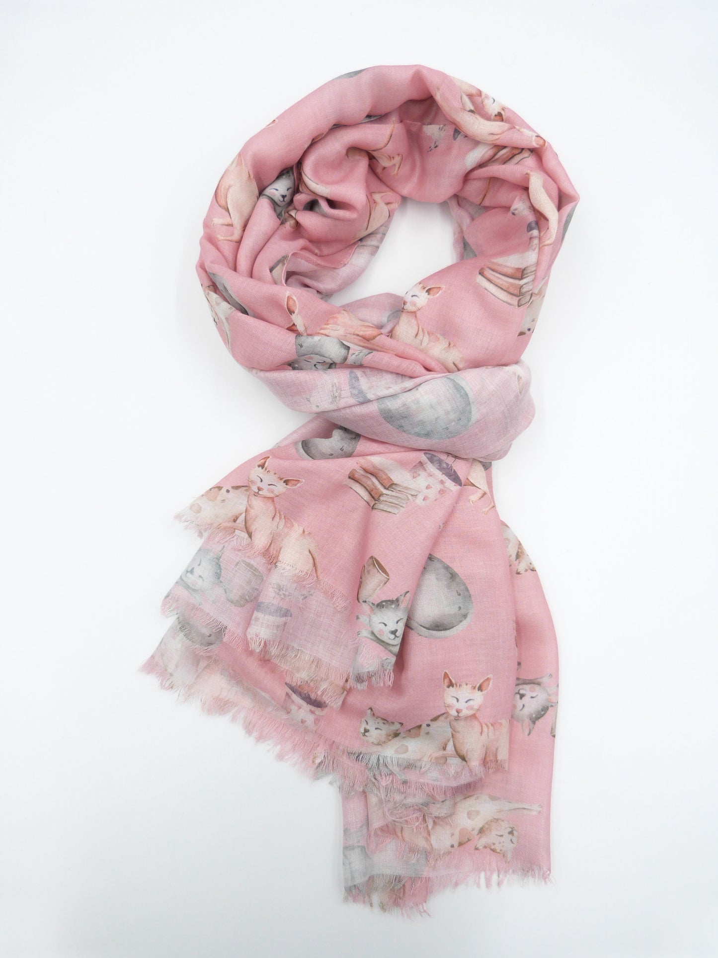 Cat Print Scarf