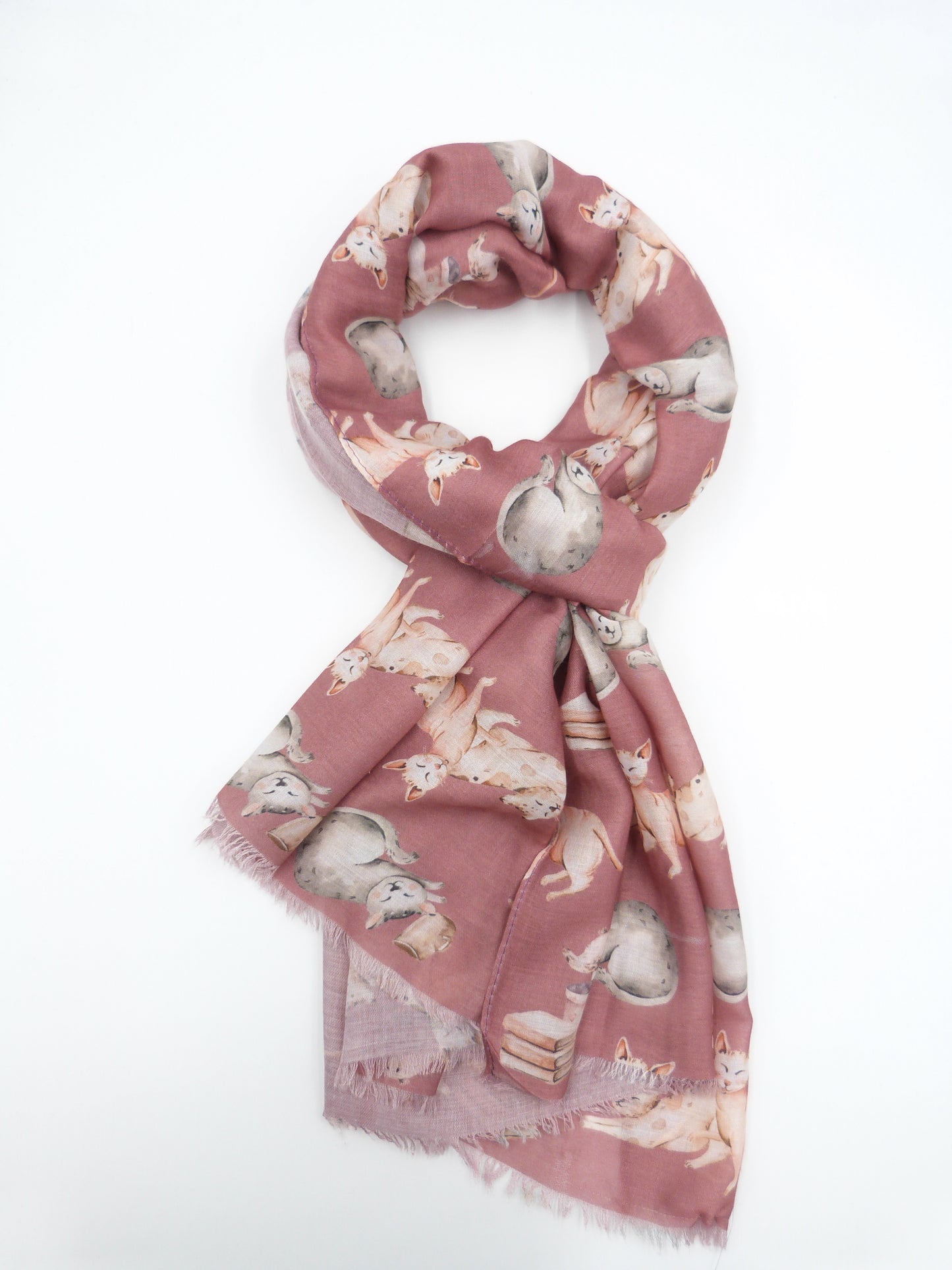 Cat Print Scarf