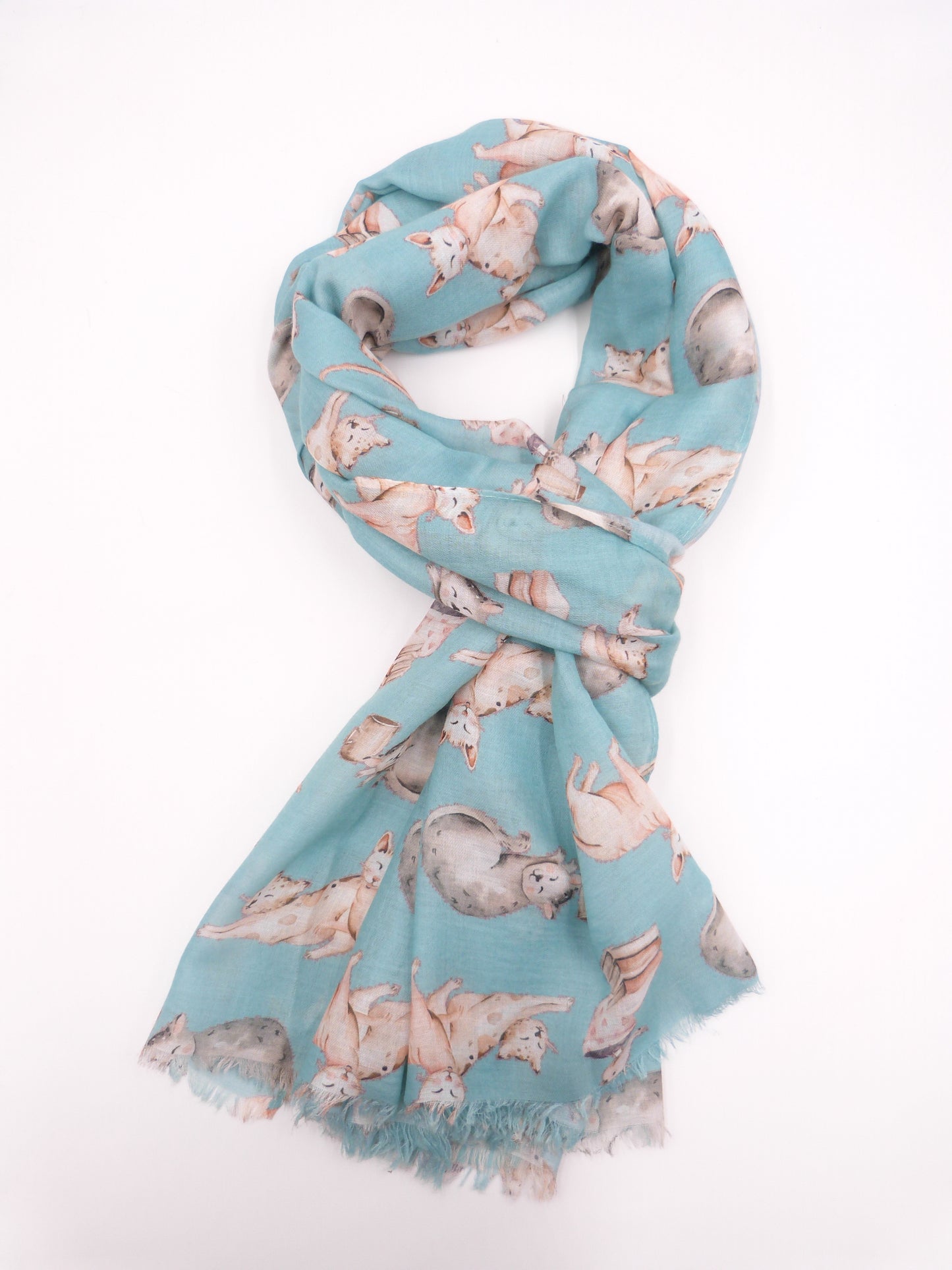 Cat Print Scarf