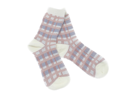 Checkered  Pattern  Seamless Socks