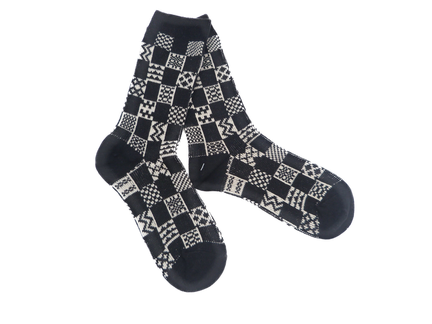 Checkered  Pattern  Seamless Socks