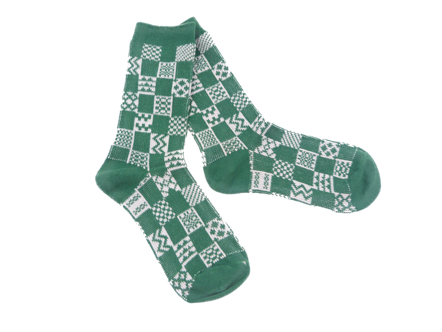 Checkered  Pattern  Seamless Socks