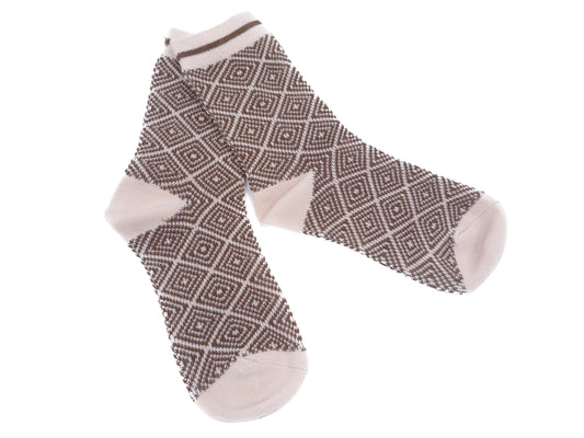 Diamond Pattern Socks