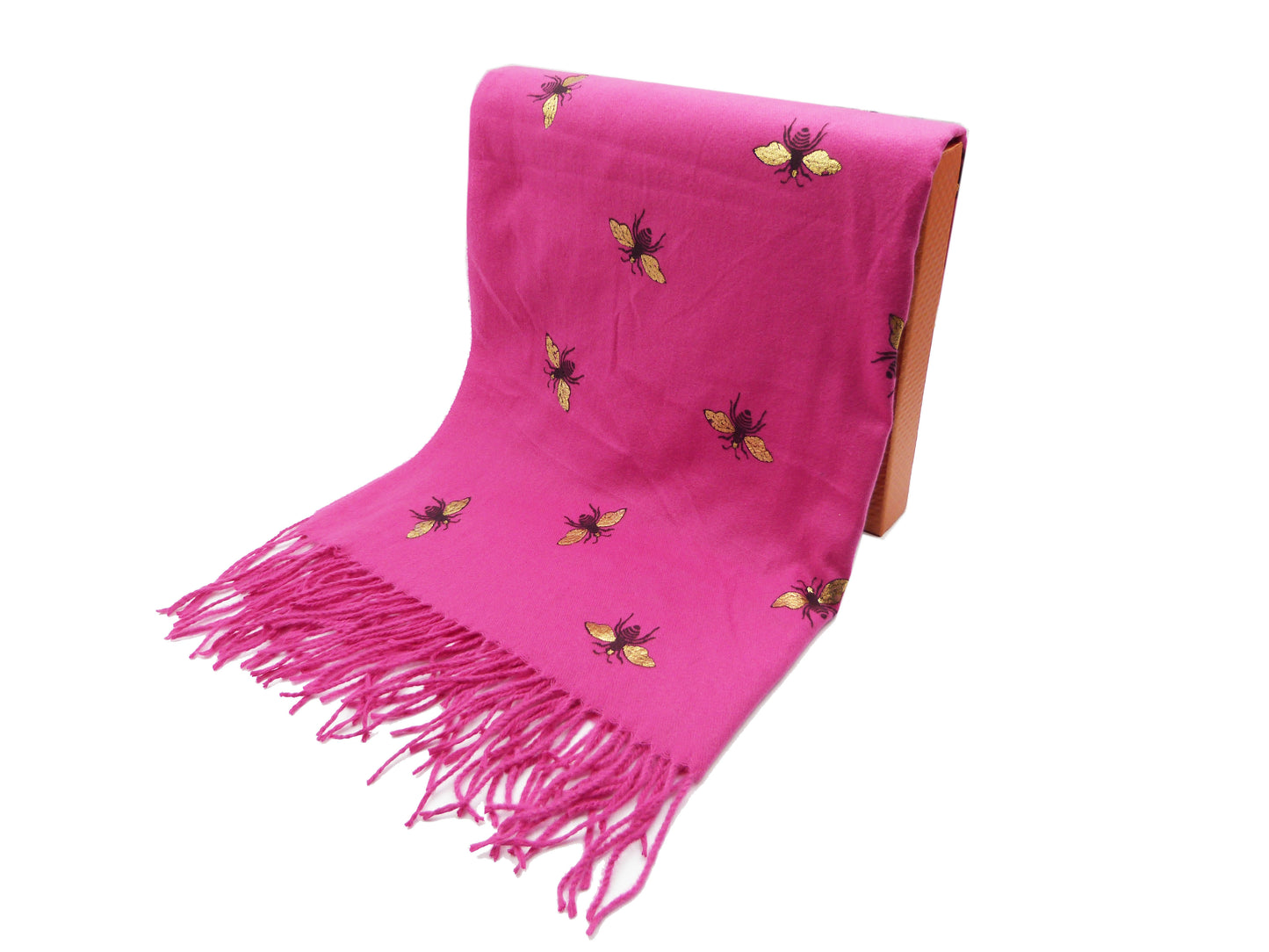 Glitter Bee Print Wrap Blanket Scarf
