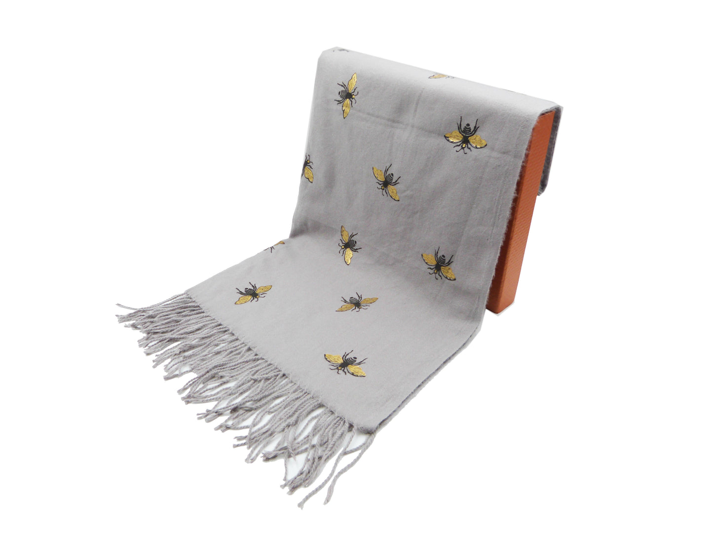 Glitter Bee Print Wrap Blanket Scarf