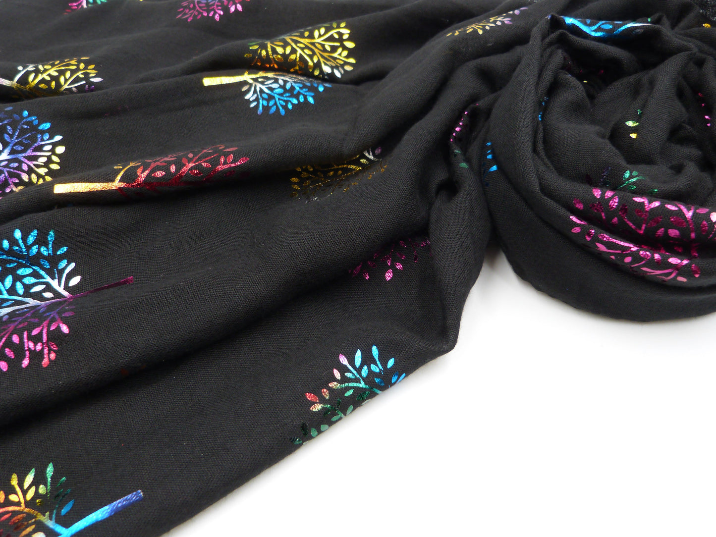Glitter Tree Of Life Print Scarf