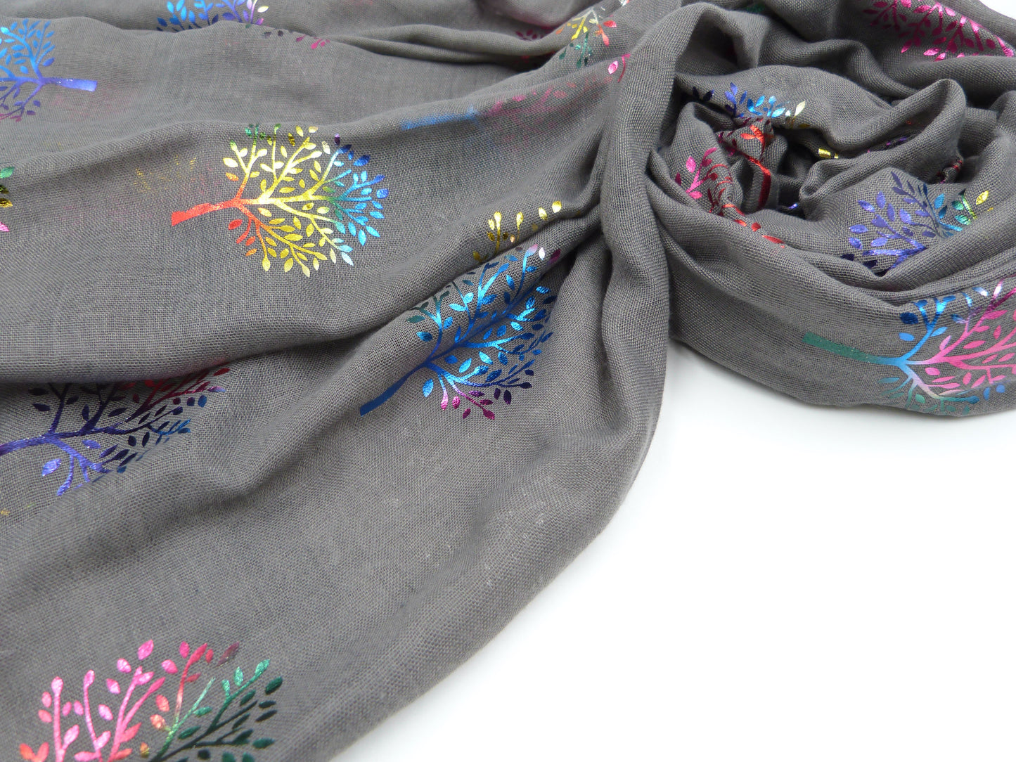 Glitter Tree Of Life Print Scarf