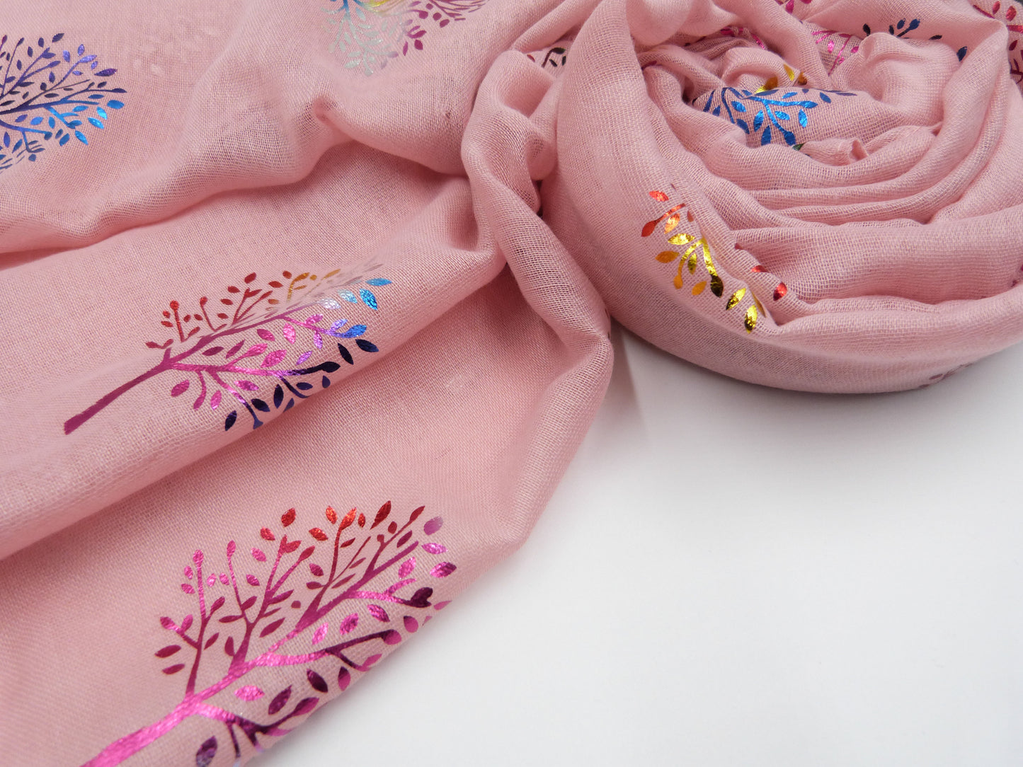 Glitter Tree Of Life Print Scarf