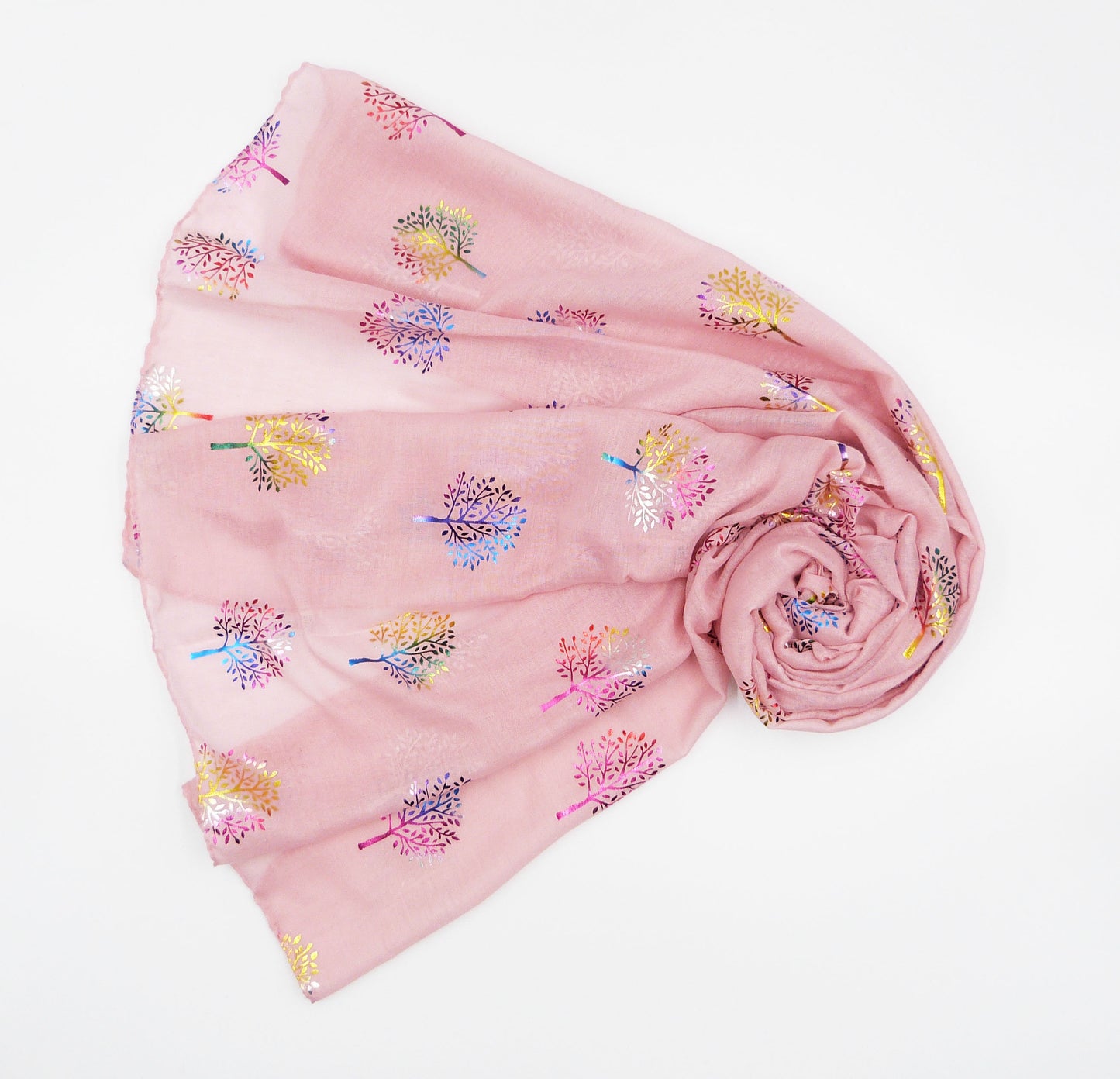Glitter Tree Of Life Print Scarf