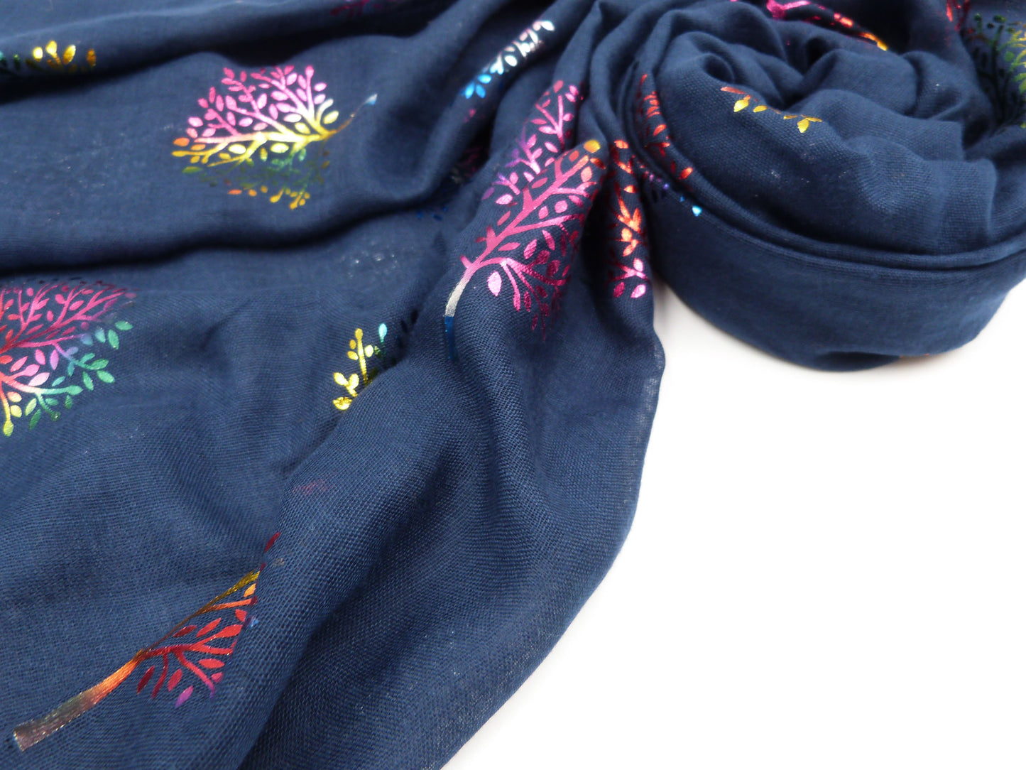 Glitter Tree Of Life Print Scarf