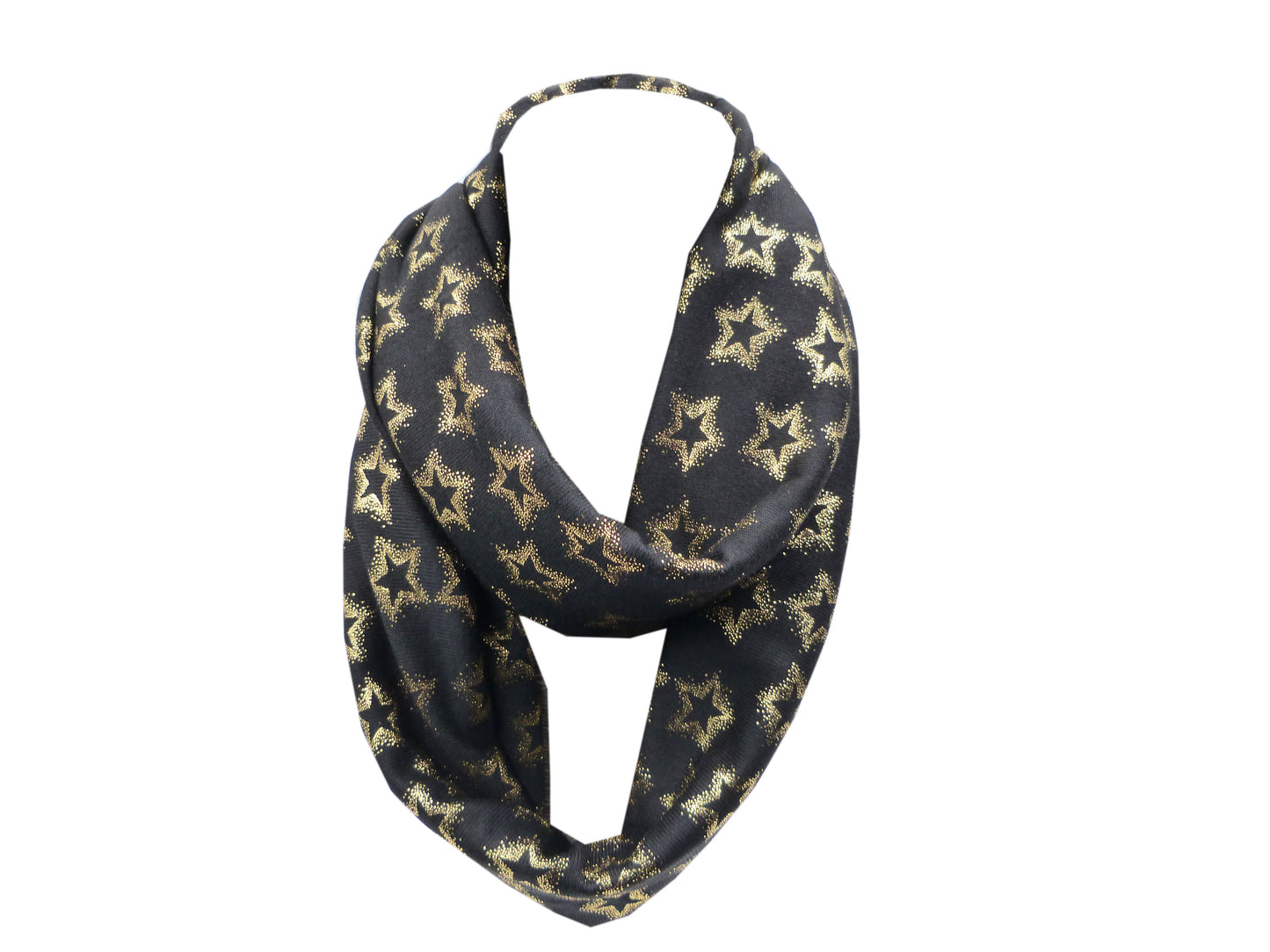 Large Glitter Stars Print Snood
