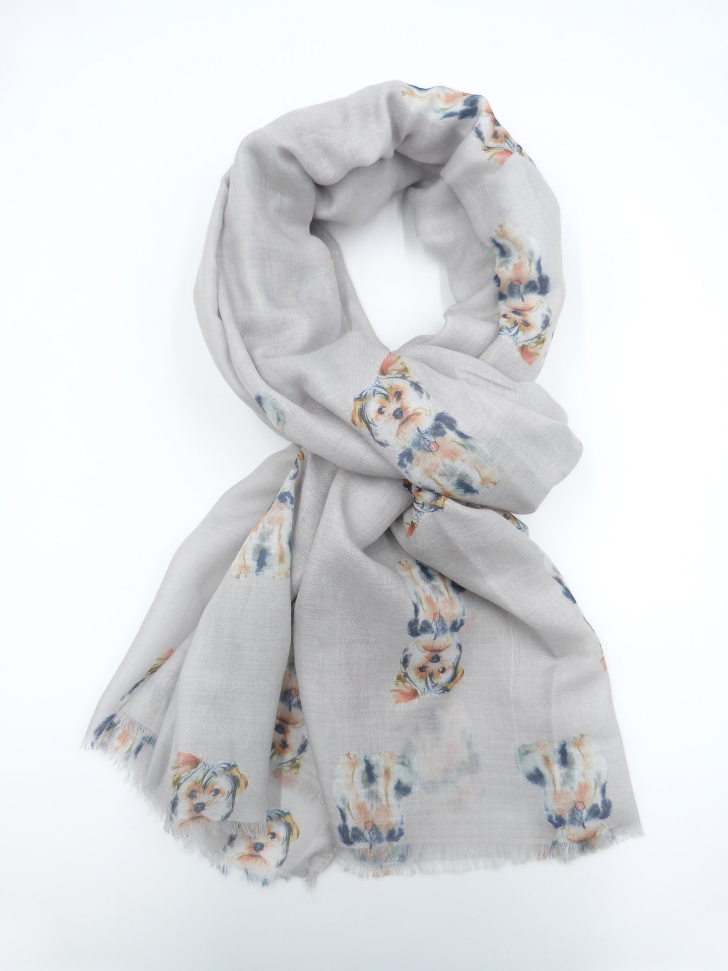 Yorkshire Terrier Print Scarf